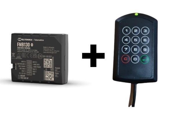 FMB130 + 1-Wire 10-digit keypad